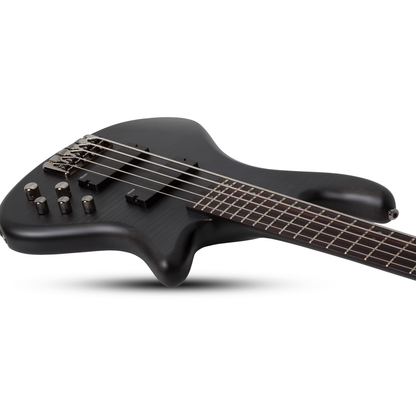 Schecter Stiletto Studio-5 5-String Electric Bass - See-Thru Black Satin