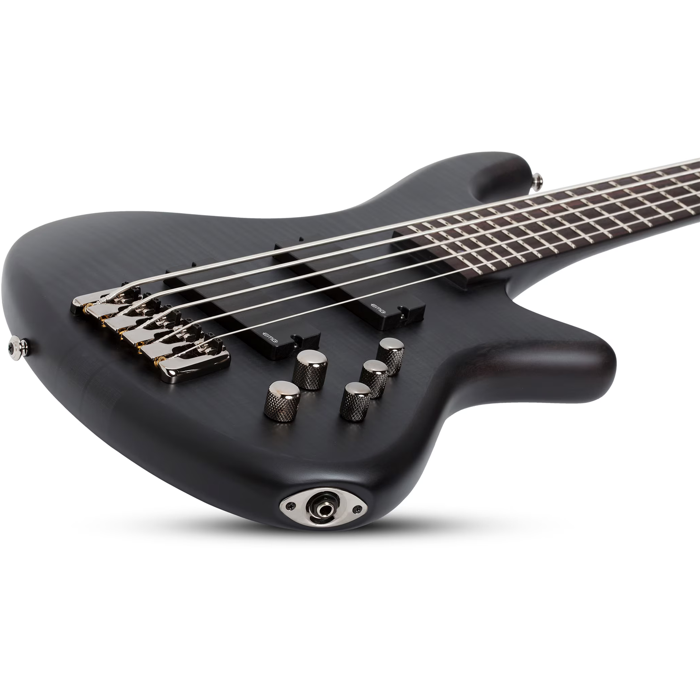 Schecter Stiletto Studio-5 5-String Electric Bass - See-Thru Black Satin