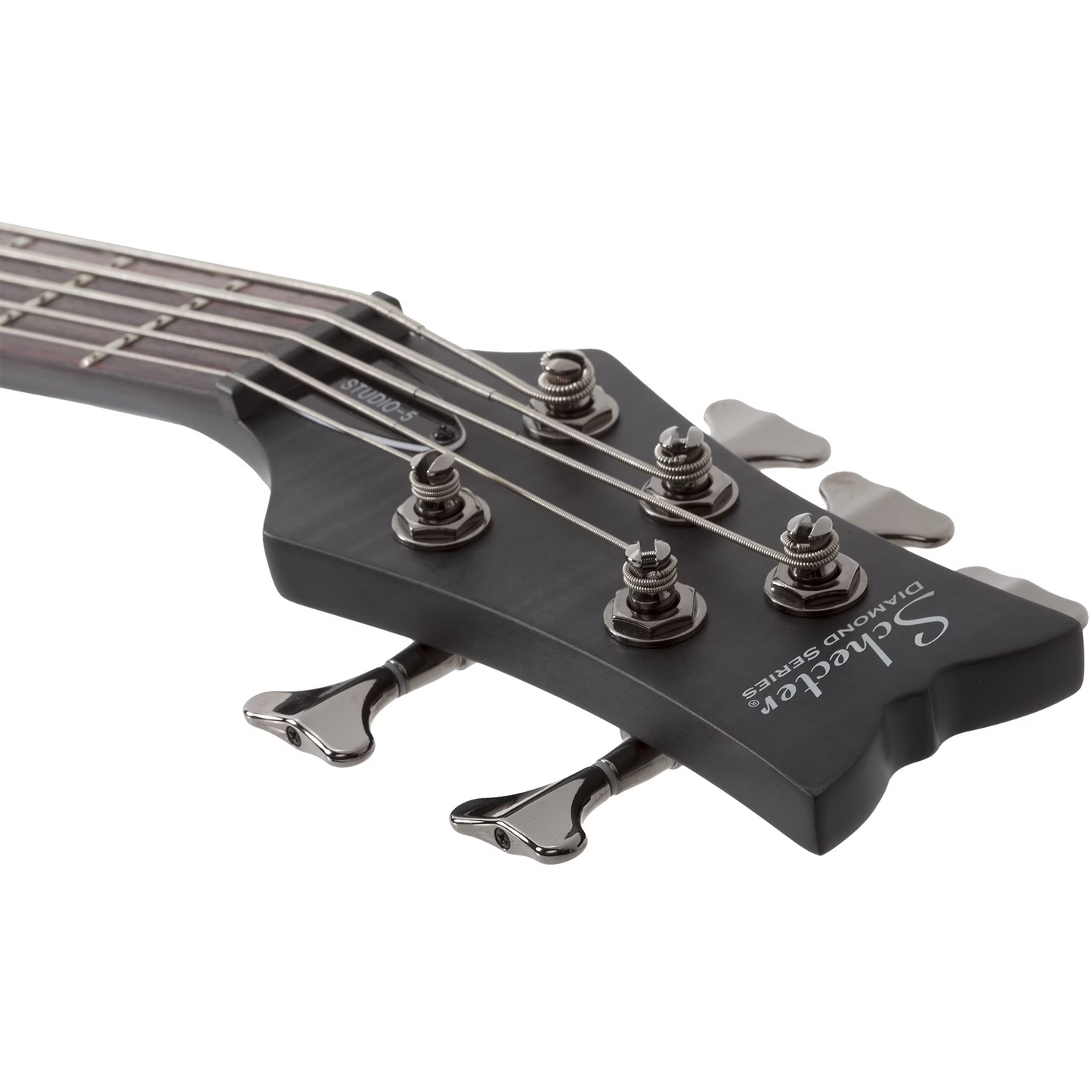 Schecter Stiletto Studio-5 5-String Electric Bass - See-Thru Black Satin