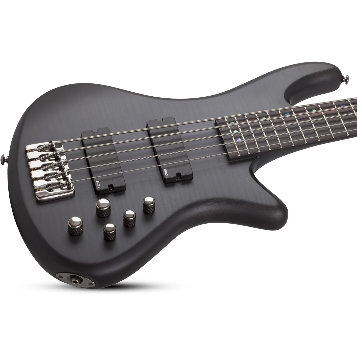 Schecter Stiletto Studio-5 5-String Electric Bass - See-Thru Black Satin