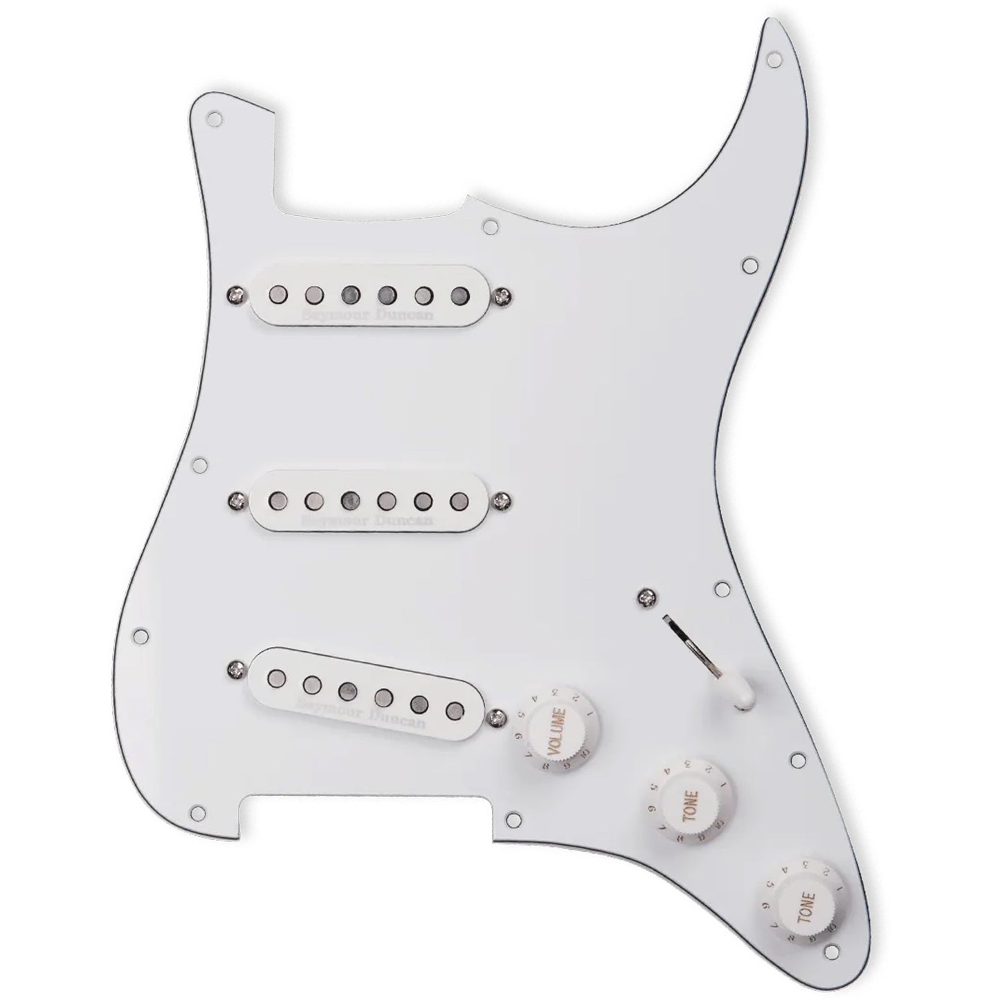 Seymour Duncan 11550-06-W Classic Loaded Stratocaster Pickguard