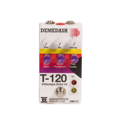 Demedash Effects T-120 Videotape Echo V2 Pedal