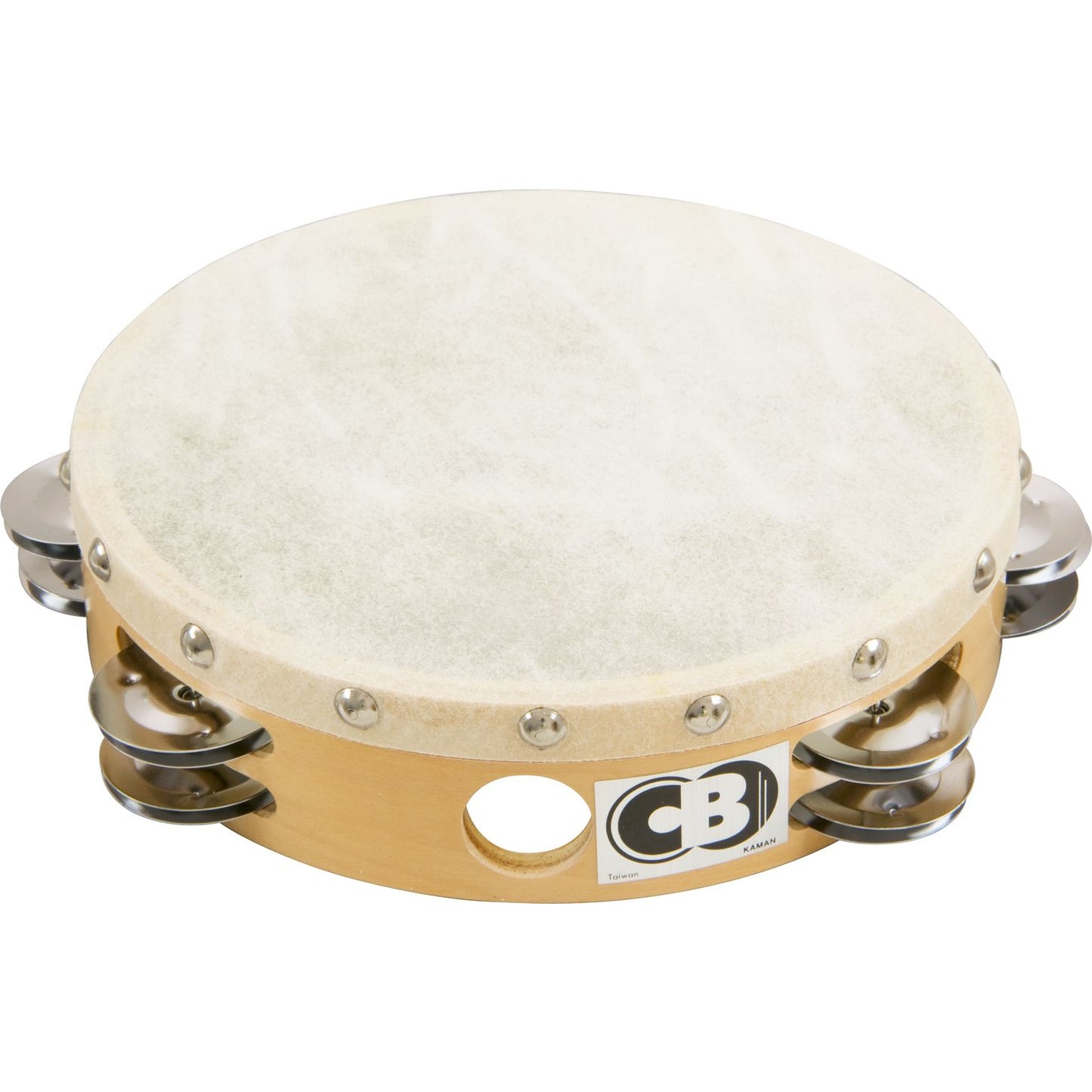 Percussion Plus T10HD 10" Headed Double Row Tambourine