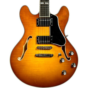 Eastman T486 Semi Hollow Electric Guitar in Gold Burst