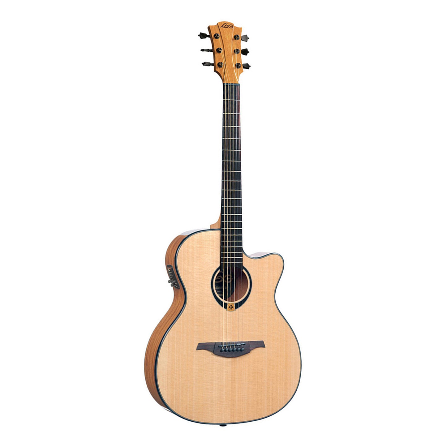 Lag T80ACE Acoustic-Electric Solid Spruce Top Guitar - Natural