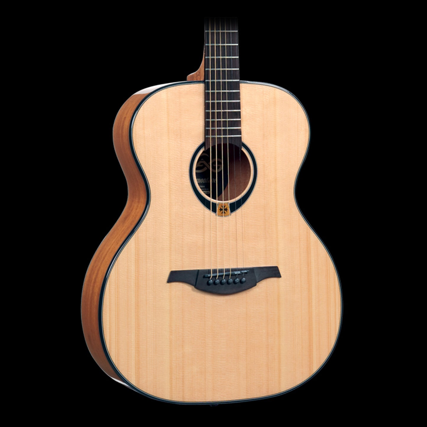 Lag T80A Tramontane Solid Spruce Top Acoustic Guitar - Natural