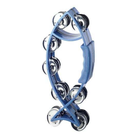 Stagg TAB-6 BL Fish Tambourine with 16 Jingles - Blue