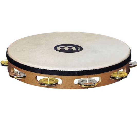 Meinl Tah1msnt Single Row Readed 10 Tambourine With Both Steel An