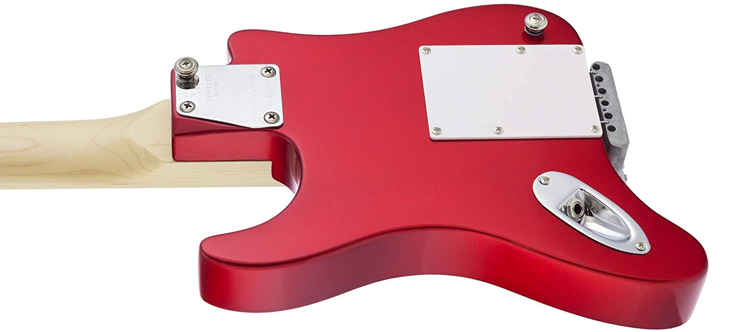 Traveler Travelcaster Deluxe Electric Guitar Candy Apple Red w/ Gigbag