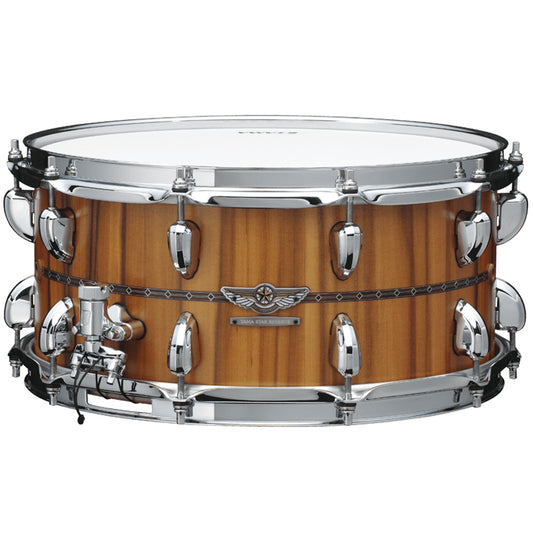 Tama STAR Reserve G-Mahogany 6.5x14 Snare Drum - Satin Natural Tineo