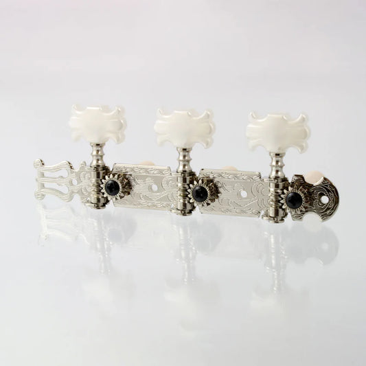 TK-0124-001 Nickel Classical Tuner Set with Butterfly Buttons