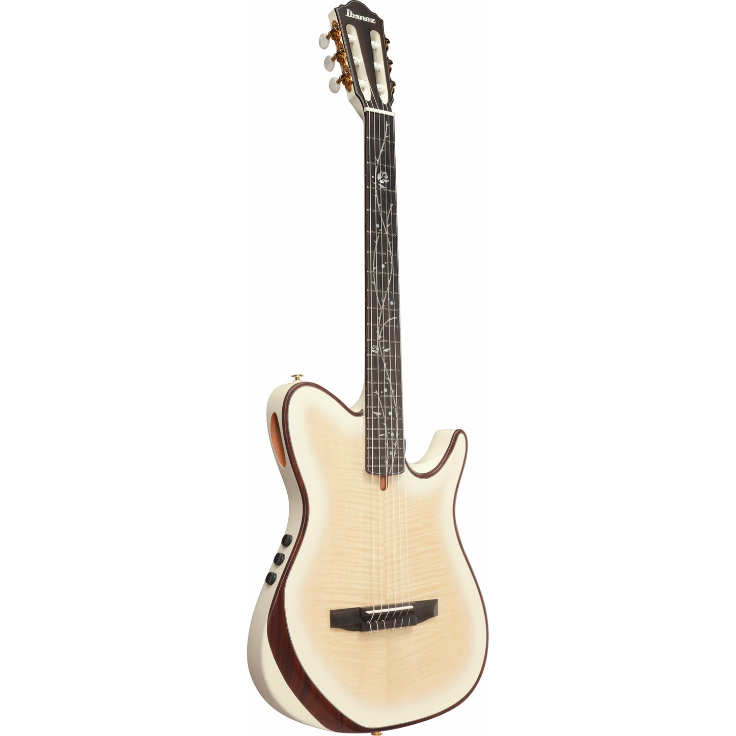 Ibanez TOD100FMN Tim Henson Acoustic Electric Guitar - Toasted Marshmallow Matte