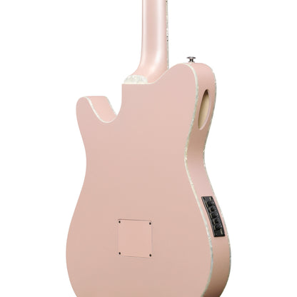 Ibanez TOD10N Tim Henson Acoustic Electric Guitar - Pearl Pink Flat