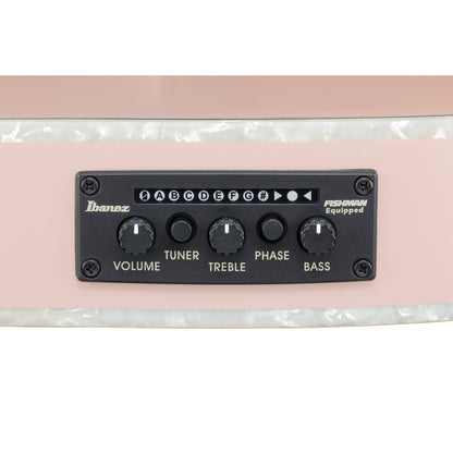 Ibanez TOD10N Tim Henson Acoustic Electric Guitar - Pearl Pink Flat