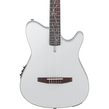 Ibanez TOD10N Tim Henson Acoustic Electric Guitar - Silver Metallic Flat