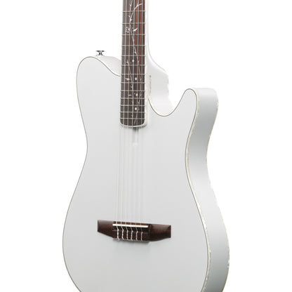 Ibanez TOD10N Tim Henson Acoustic Electric Guitar - Silver Metallic Flat