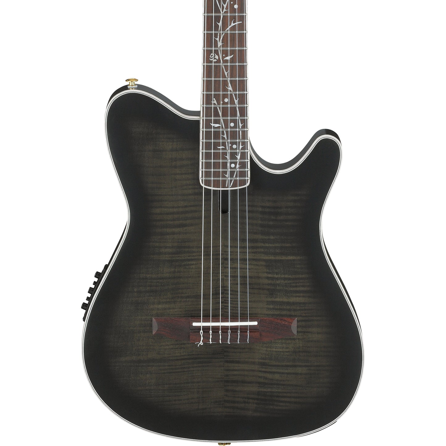 Ibanez TOD20FMN Tim Henson Acoustic Electric Guitar - Black Burst Fade