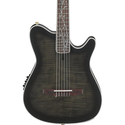 Ibanez TOD20FMN Tim Henson Acoustic Electric Guitar - Black Burst Fade