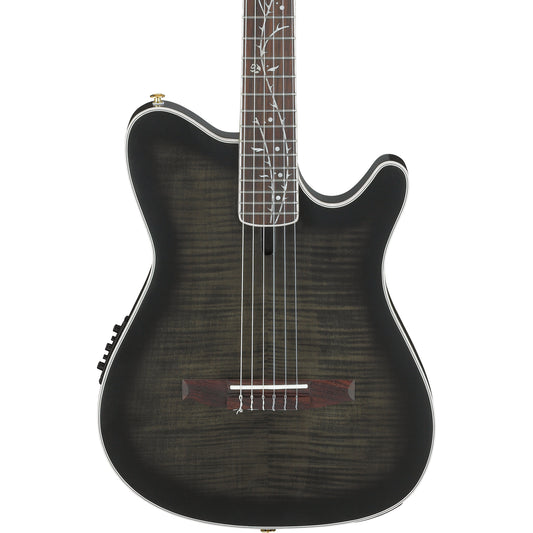 Ibanez TOD20FMN Tim Henson Acoustic Electric Guitar - Black Burst Fade