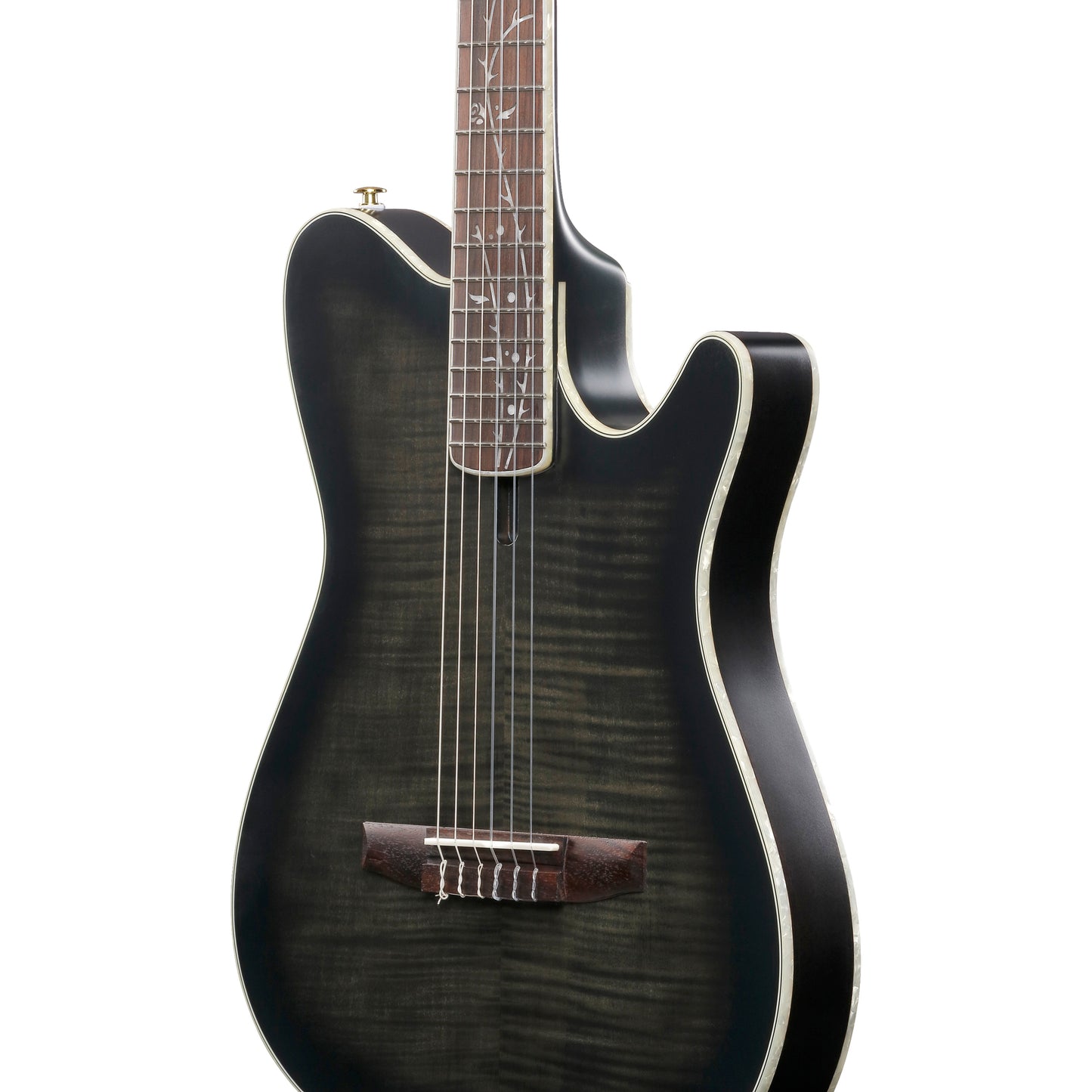 Ibanez TOD20FMN Tim Henson Acoustic Electric Guitar - Black Burst Fade