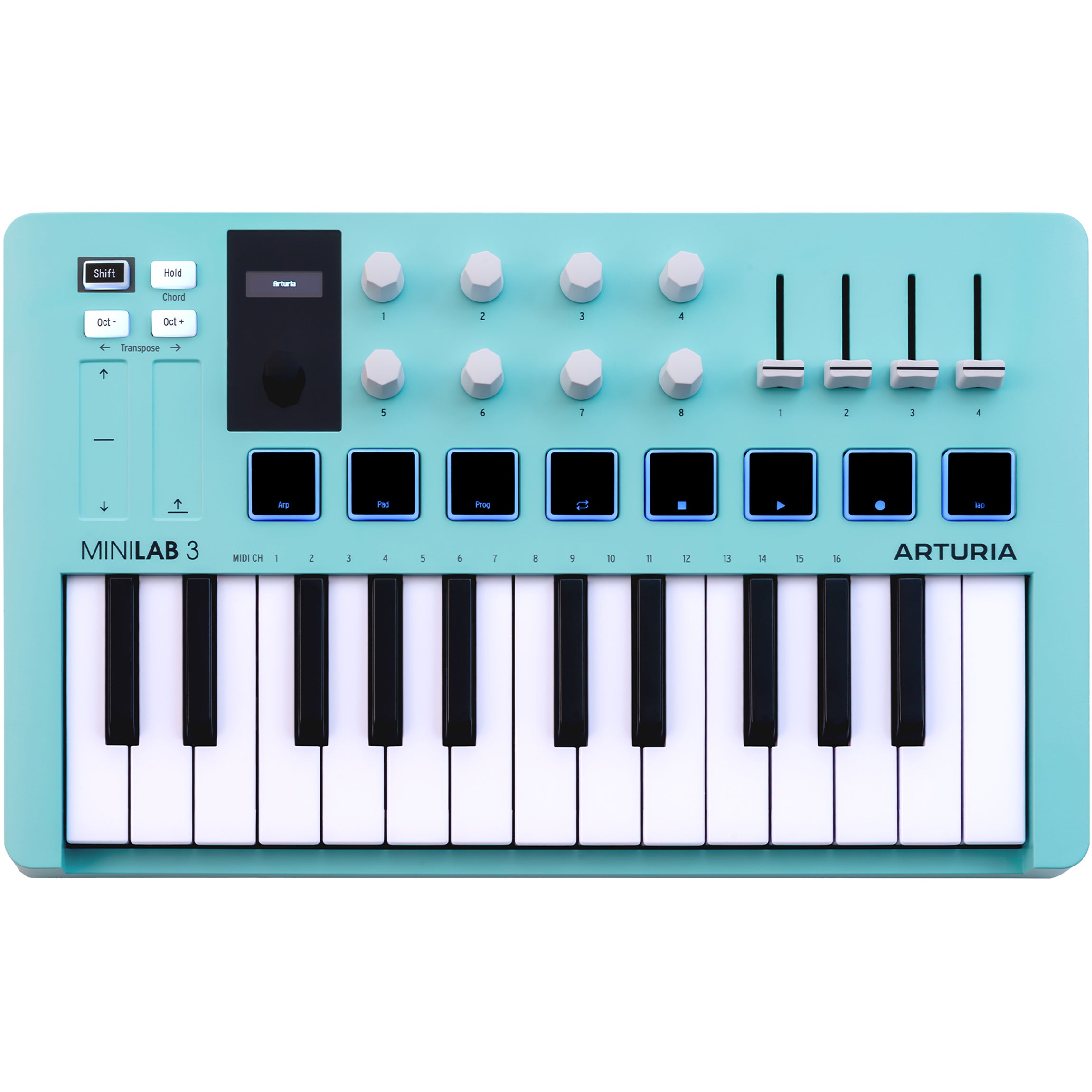 その他 Arturia mini lab 3 Arturia MiniLab 3 - Aquamarine – Alto Music