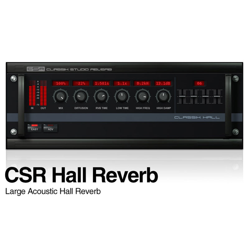 IK Multimedia T-RackS CSR Hall Reverb Plug-in – Alto Music