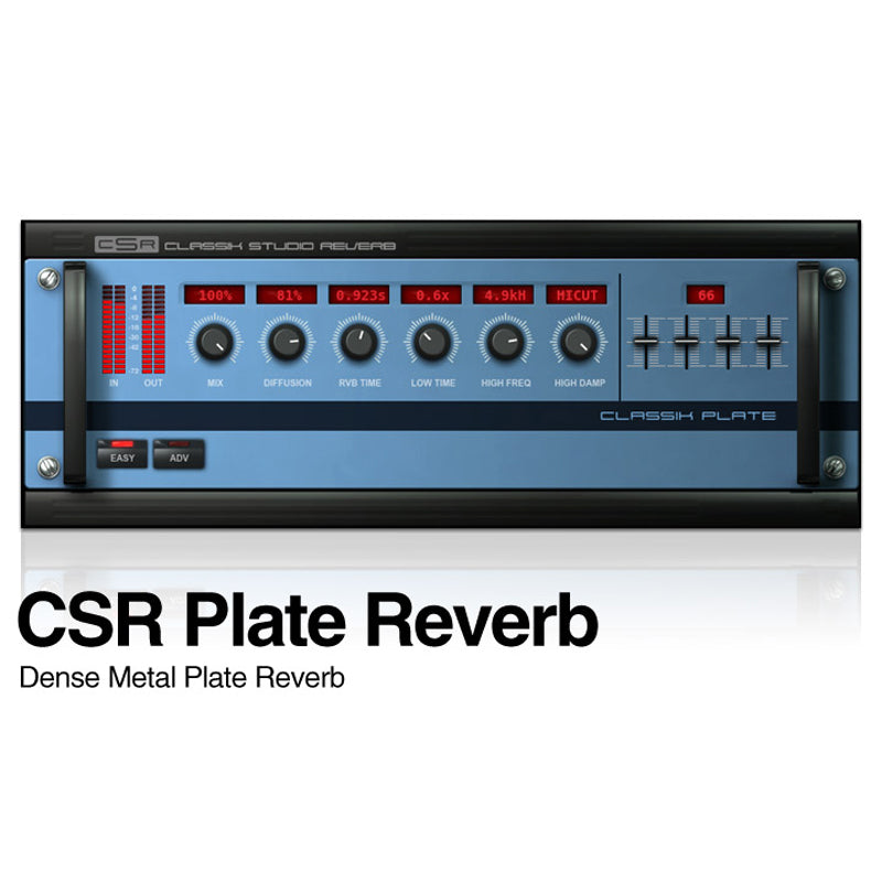 IK Multimedia CSR Plate Reverb Plug-in