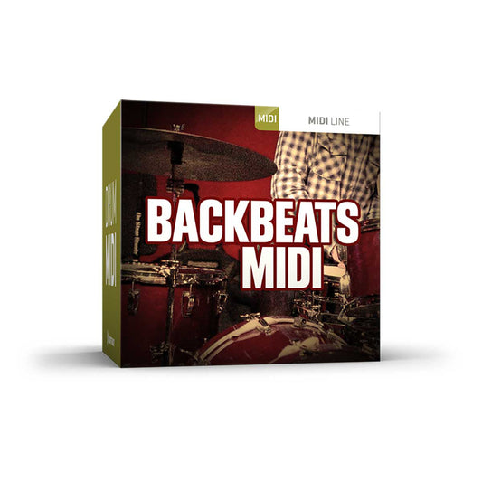 Toontrack Back Beats MIDI