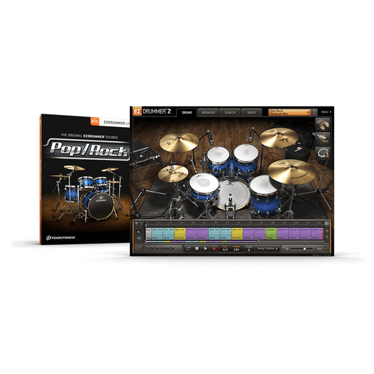 Toontrack Pop Rock EZX Expansion for EZ Drummer