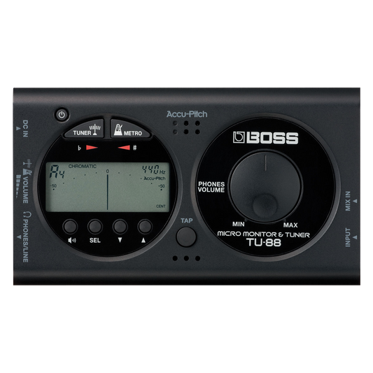 Boss TU-88 Micro Monitor and Tuner for Guitar and Bass (TU88)