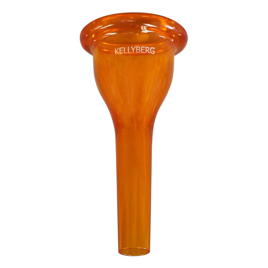 KELLY Kellyberg Crystal Orange Plastic Tuba Mouthpiece