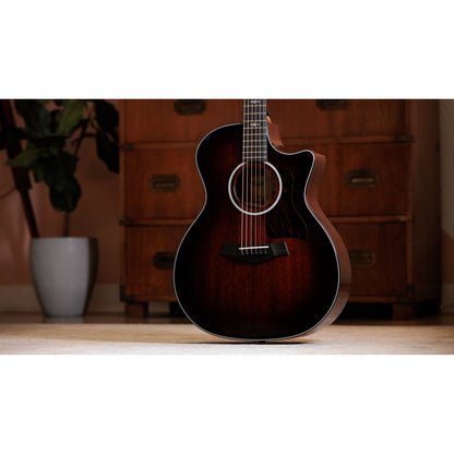 Taylor Next Generation Builder's Edition 324ce Acoustic Electric Guitar - Tobacco Kona Burst