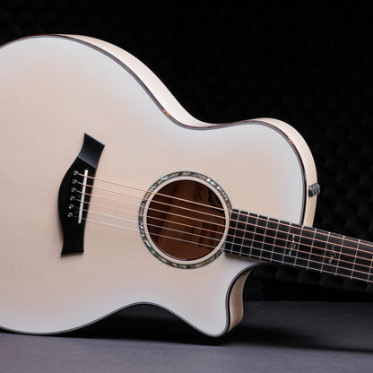 Taylor 614ce 50th Anniversary Limited Edition Acoustic Electric Guitar, Trans White