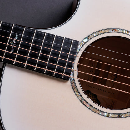 Taylor 614ce 50th Anniversary Limited Edition Acoustic Electric Guitar, Trans White