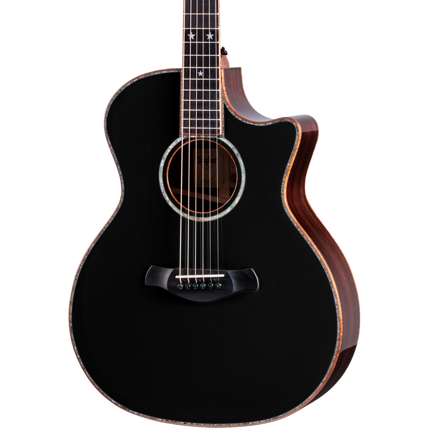 Taylor 814ce Guitars 4 Vets Special Edition Acoustic Electric Guitar - Blacktop