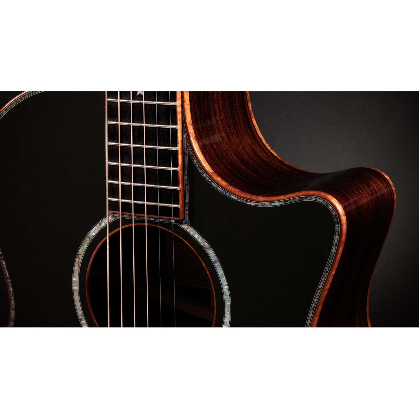 Taylor 814ce Guitars 4 Vets Special Edition Acoustic Electric Guitar - Blacktop