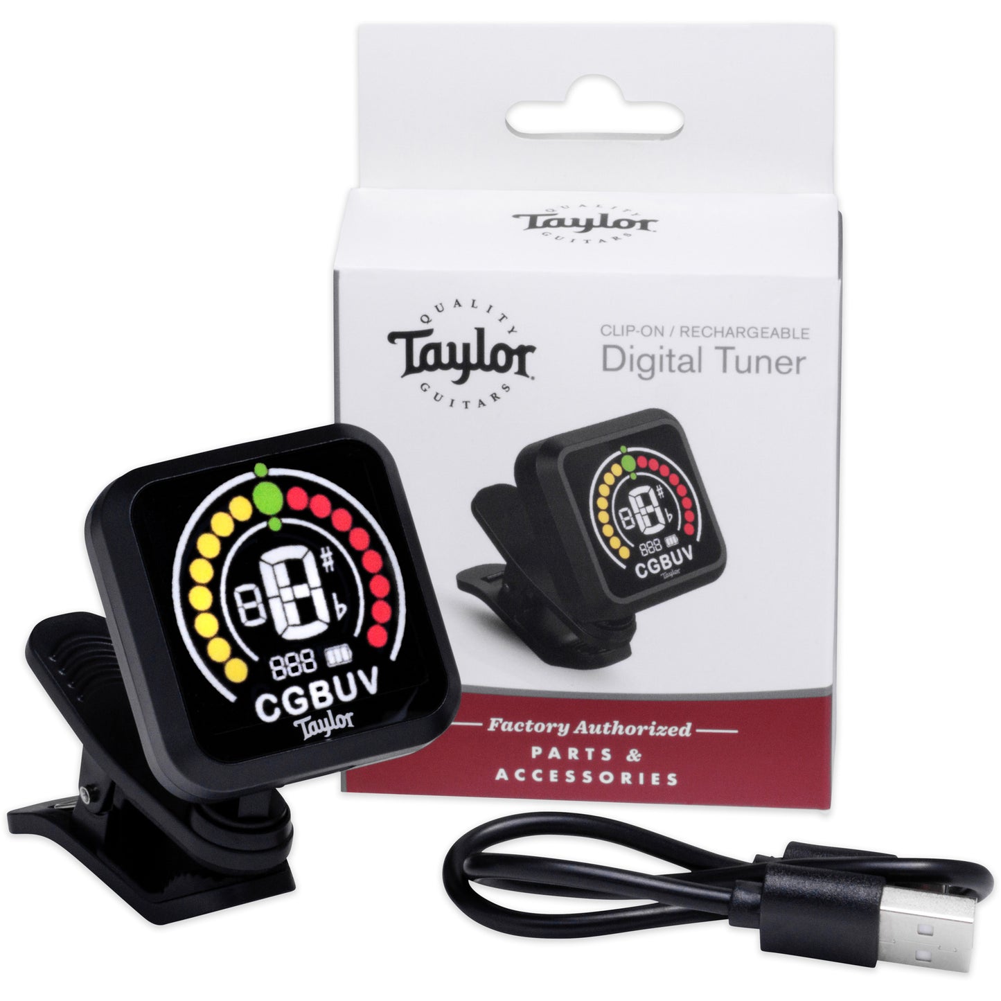 Taylor Clip On Rechargeable Digital Tuner