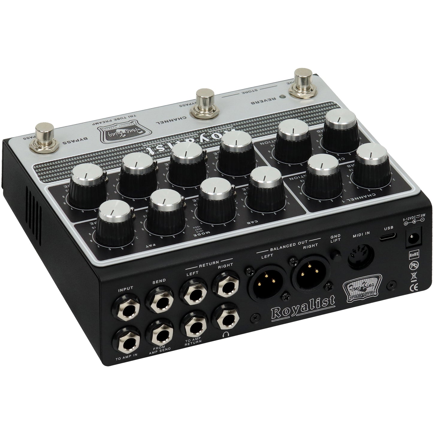 Tone King Royalist Tri-Tube Preamp Pedal