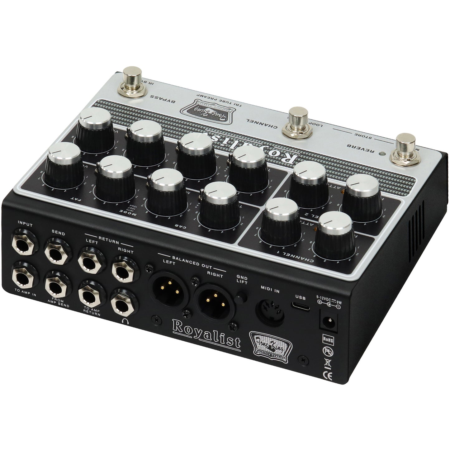 Tone King Royalist Tri-Tube Preamp Pedal