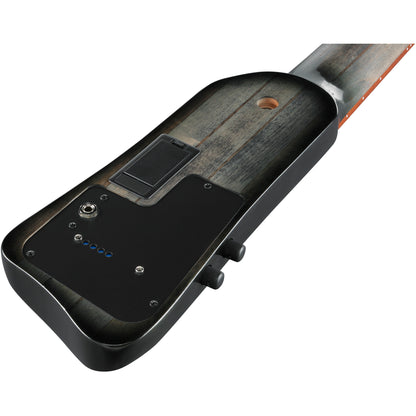 Ibanez UB804 UB Fretless Upright 4-String Bass - Black Ice Burst Low Gloss