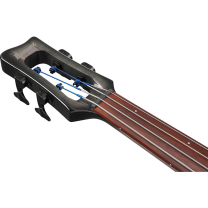 Ibanez UB804 UB Fretless Upright 4-String Bass - Black Ice Burst Low Gloss