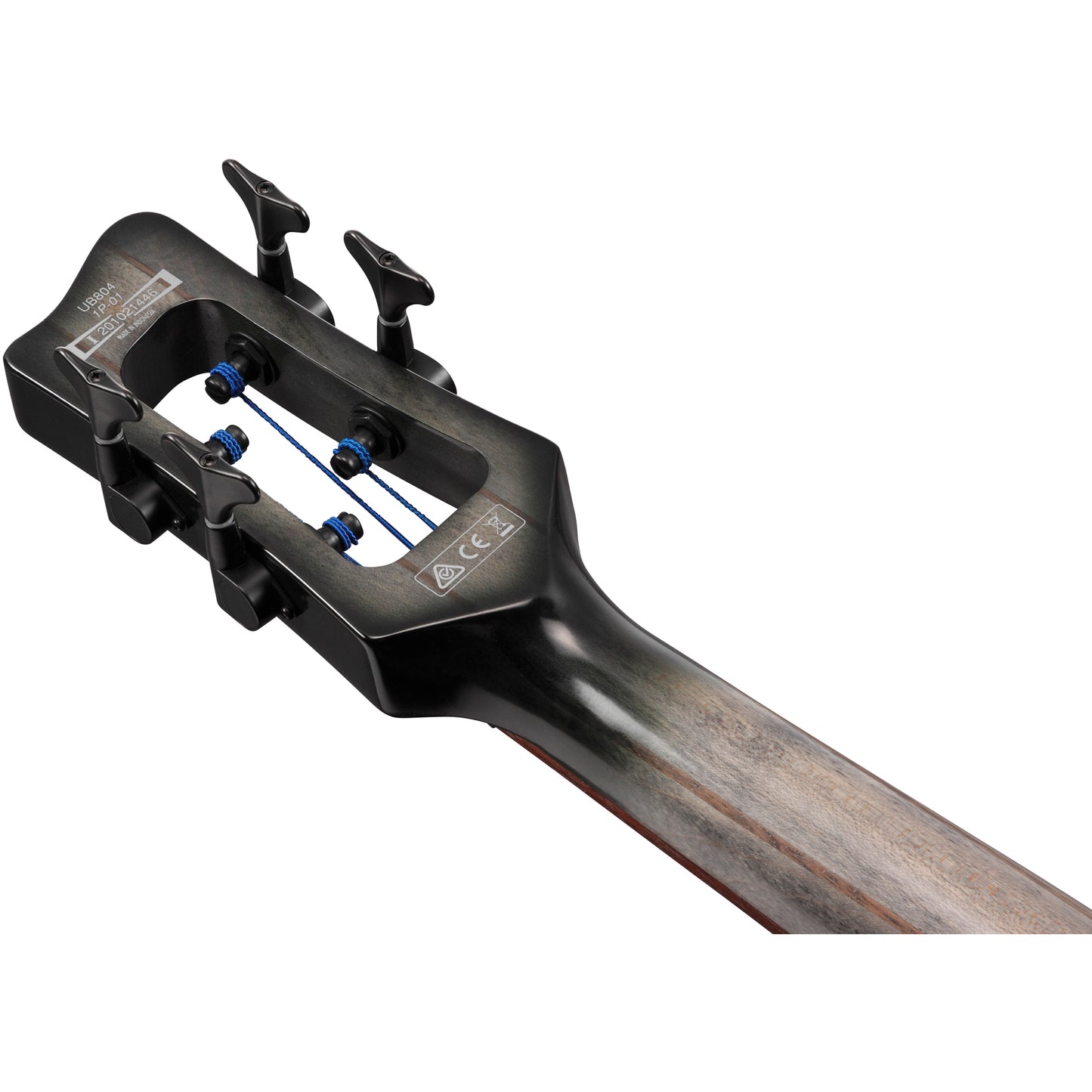 Ibanez UB804 UB Fretless Upright 4-String Bass - Black Ice Burst Low Gloss