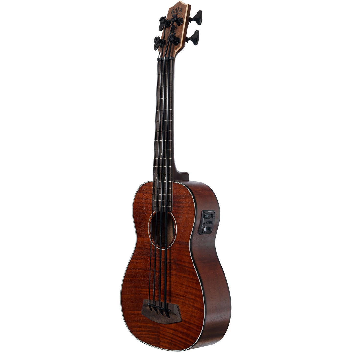 Kala U-Bass Exotic Mahogany Left-Handed Acoustic-Electric Bass Guitar