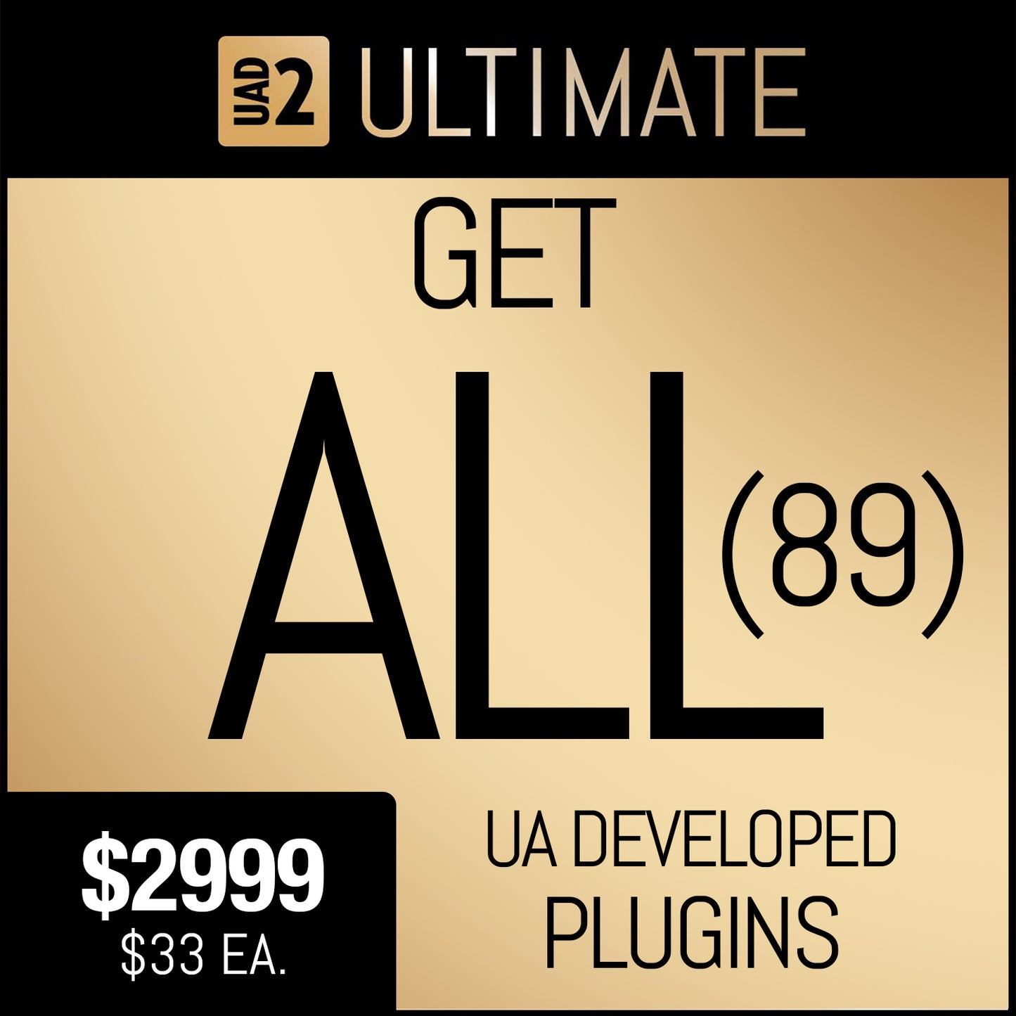Universal Audio Ultimate Plug-in Package With the 89 UAD Plug-Ins
