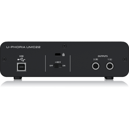 Behringer U-PHORIA UMC22 2x2 USB 2 Audio/Midi Interface