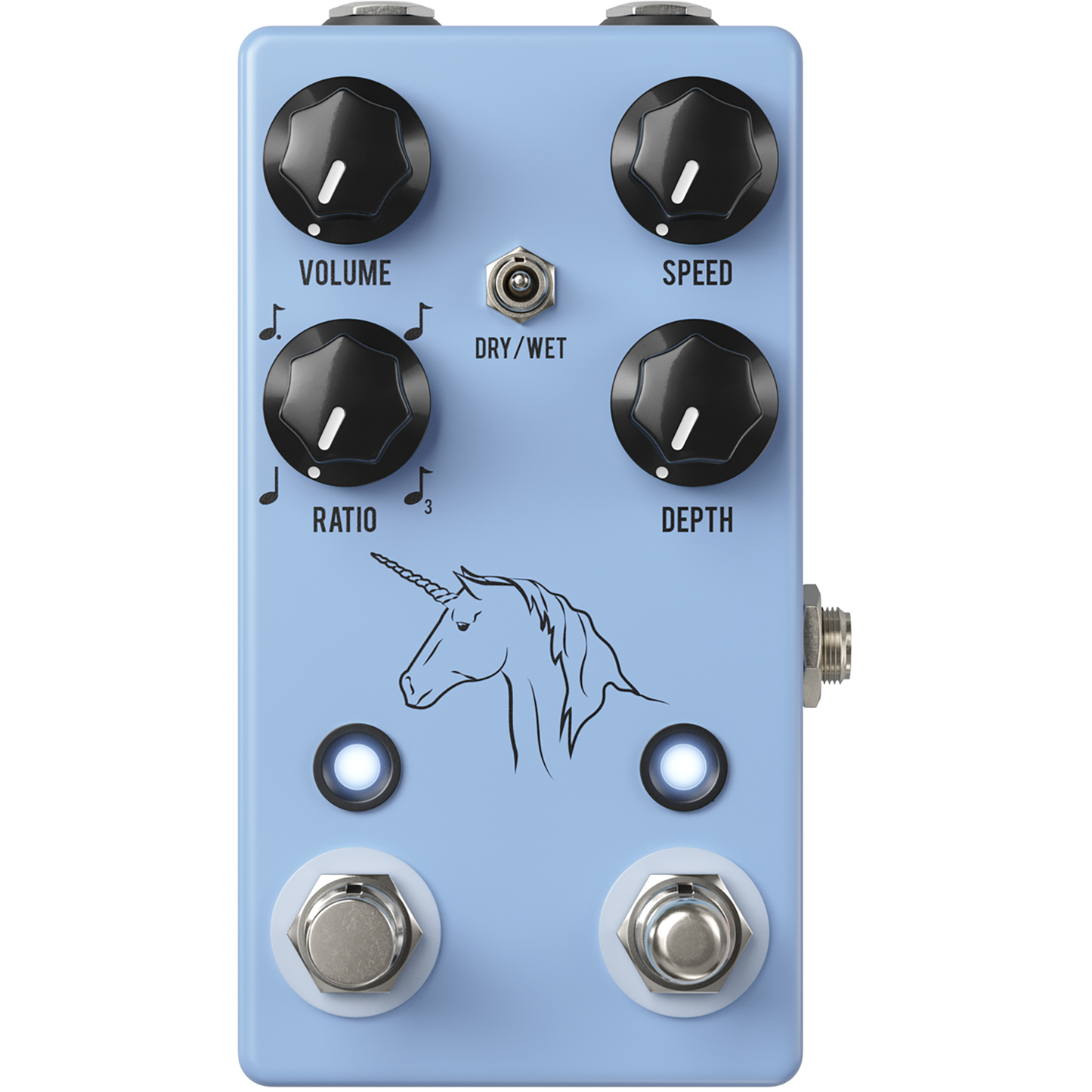 JHS Pedals Unicorn V2 Analog Bulb Driven Univibe Pedal with Tap Tempo