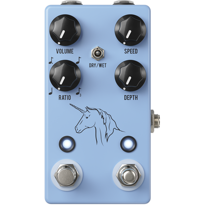 JHS Pedals Unicorn V2 Analog Bulb Driven Univibe Pedal with Tap Tempo