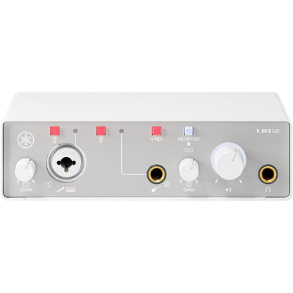 Yamaha UR12MK3 2-in/2-out USB-C Audio Interface - White