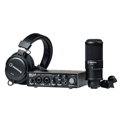Steinberg UR22C 2-Channel USB3.0 Type C Audio Interface Recording Pack