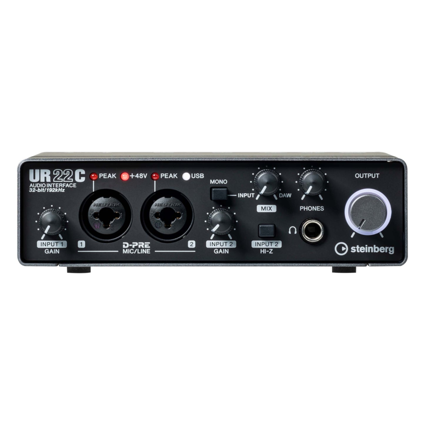 Steinberg UR22C 2-Channel USB3.0 Type C Audio Interface Recording Pack